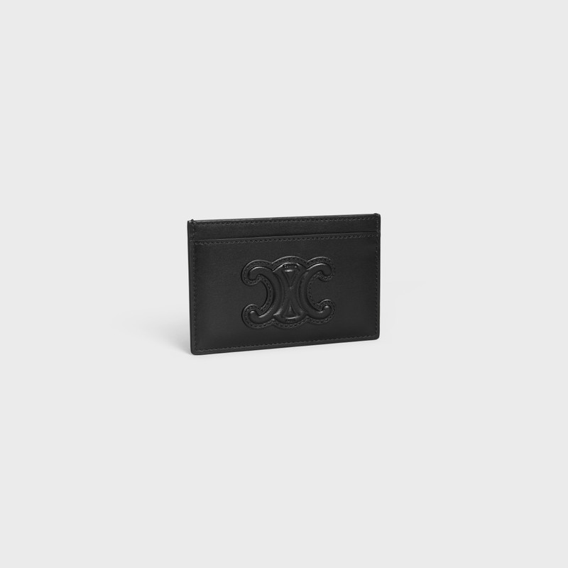 CELINE CARD HOLDER CUIR TRIOMPHE IN SHINY CALFSKIN outlook