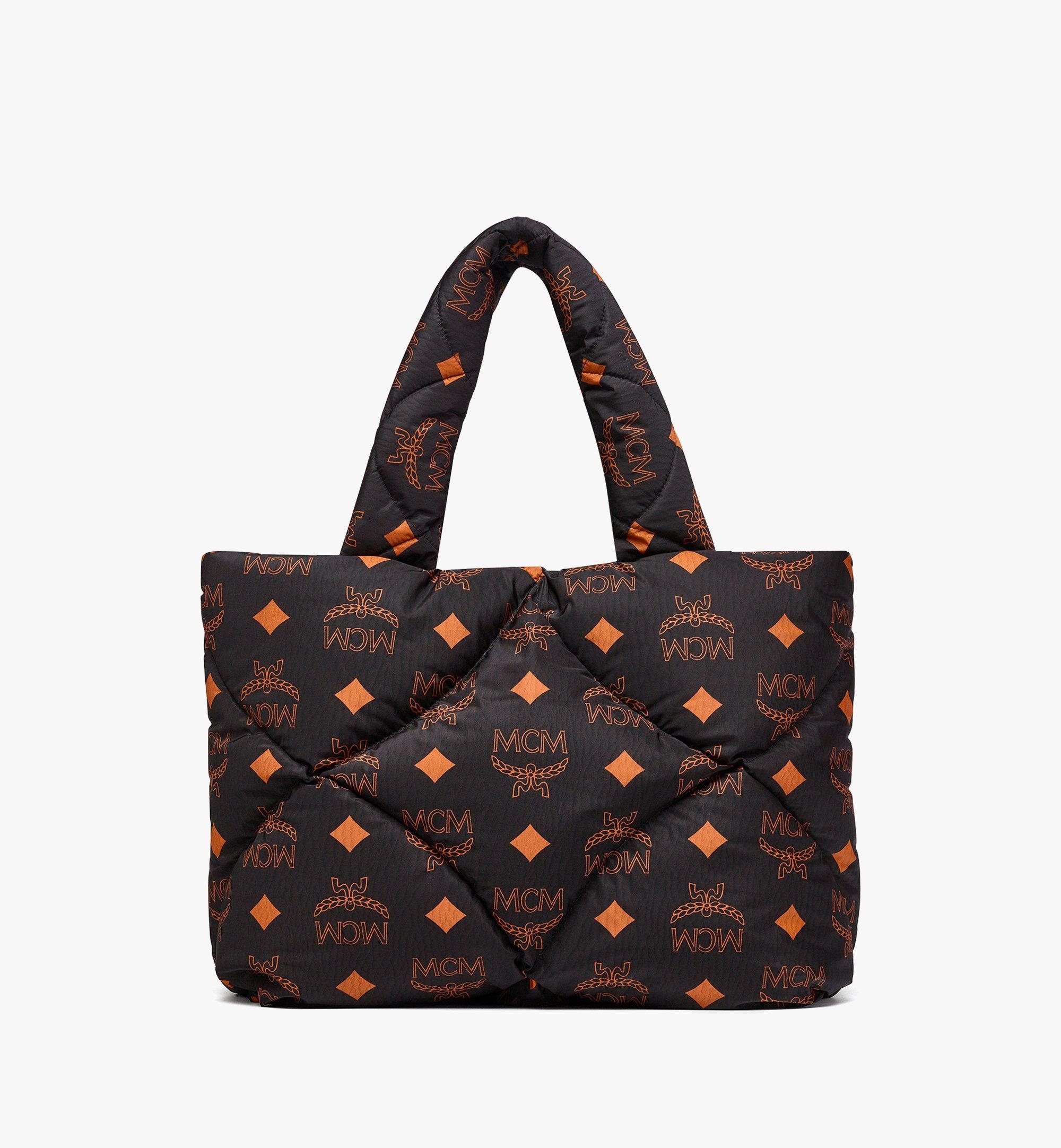 München Quilted Tote in Maxi Monogram Nylon - 5