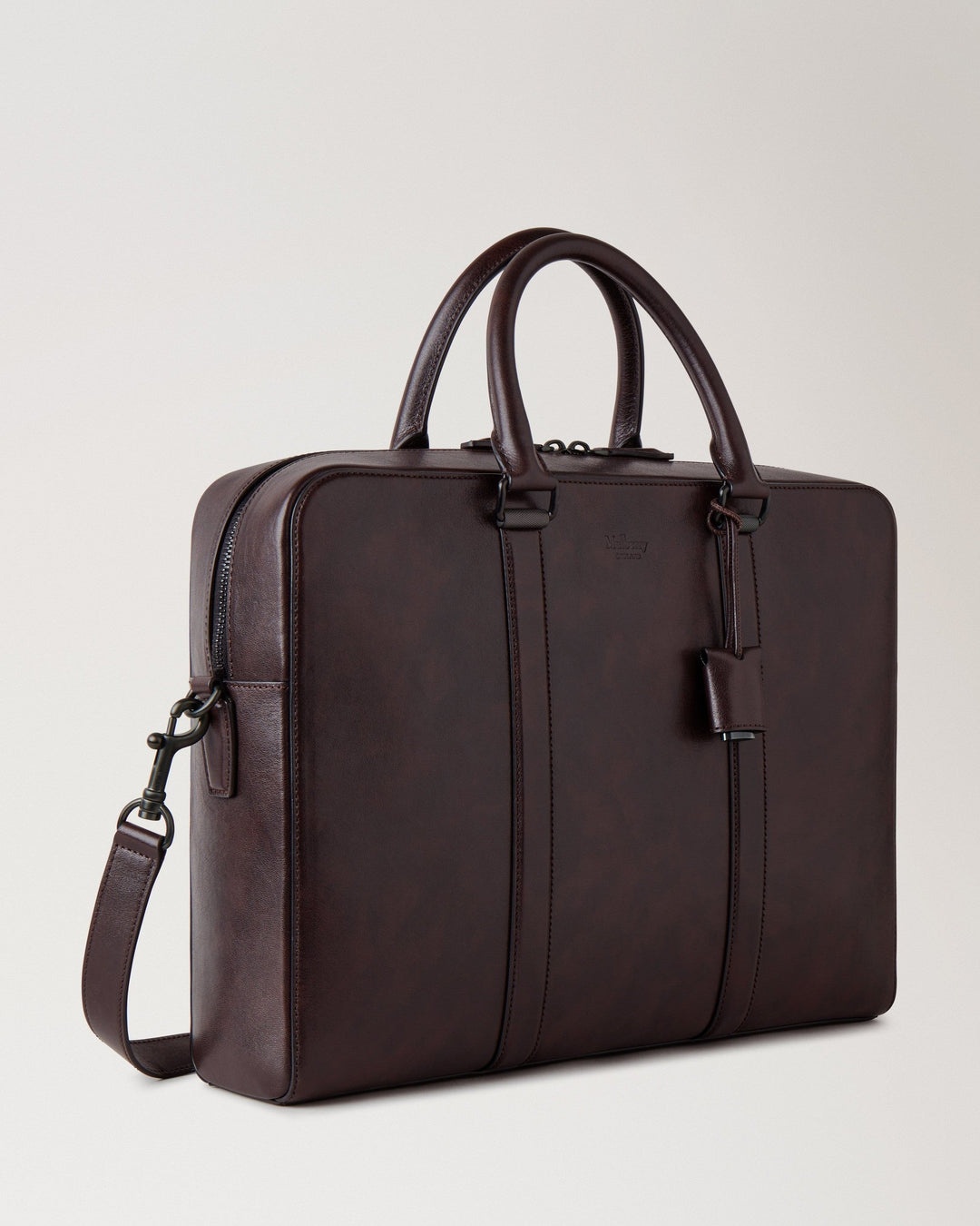 Camberwell Briefcase Dark Chocolate Two Tone Leather - 3