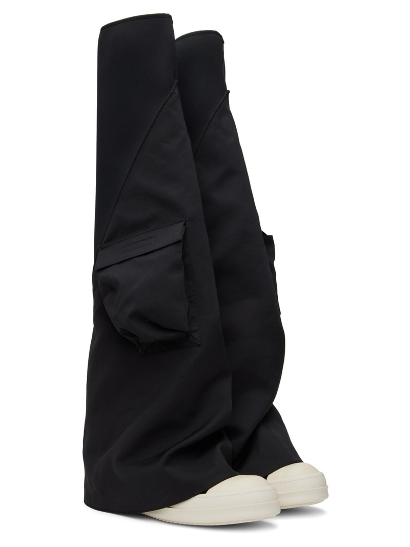 Black Cargo Fetish Boots 4