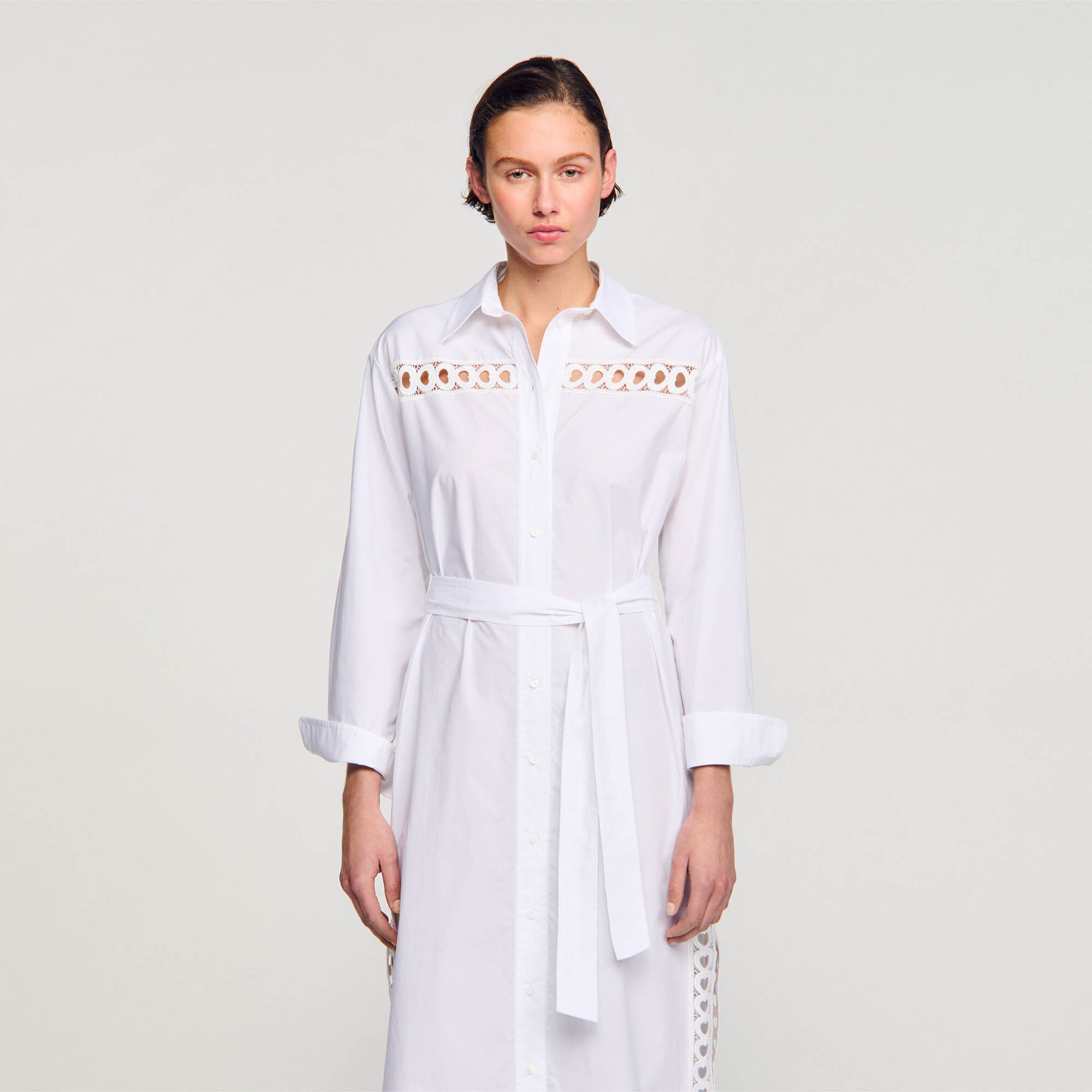 LONG SHIRT DRESS - 5