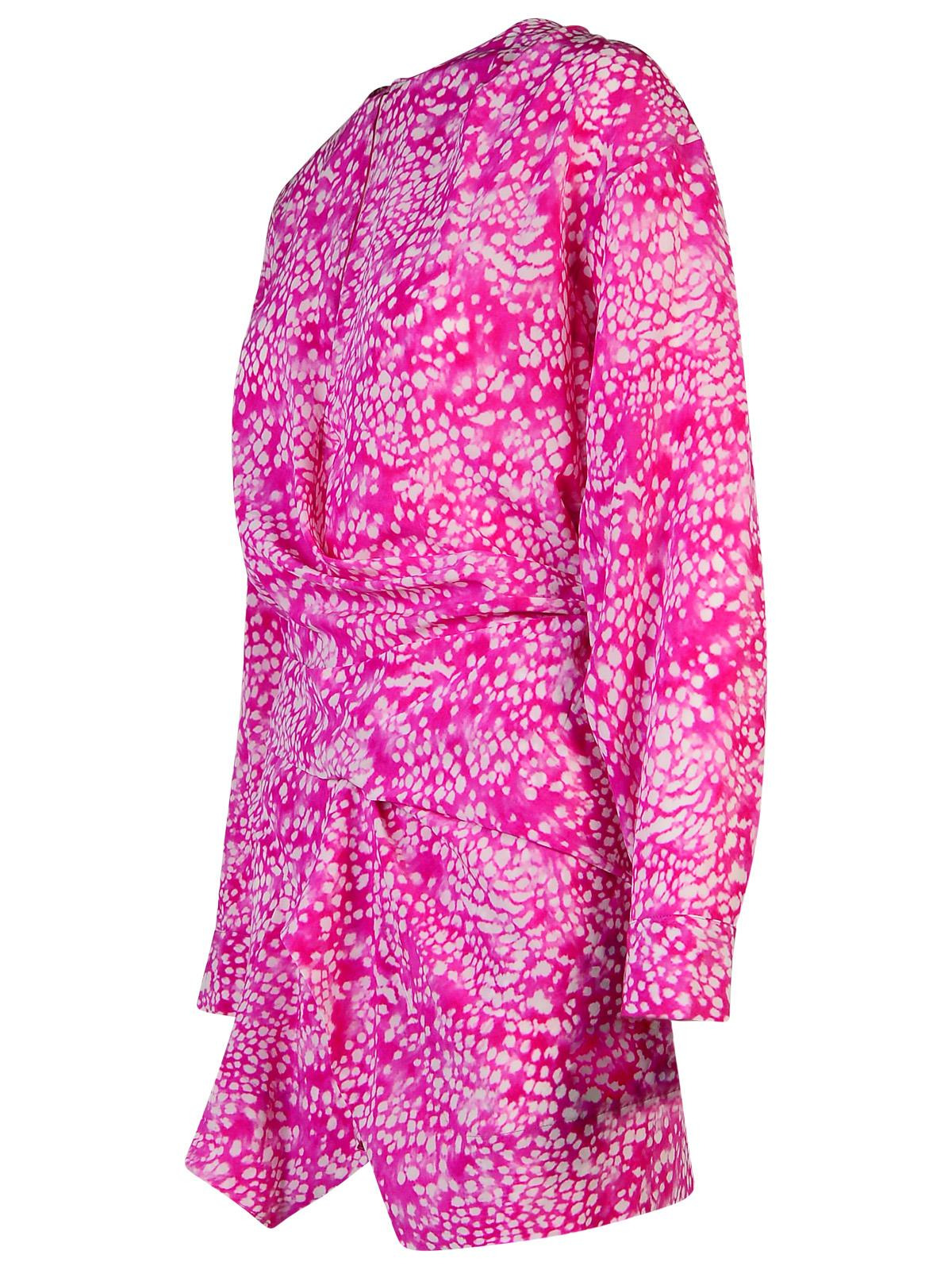 Isabel Marant 'Habla' Dress In Fuchsia Silk Blend Women - 2