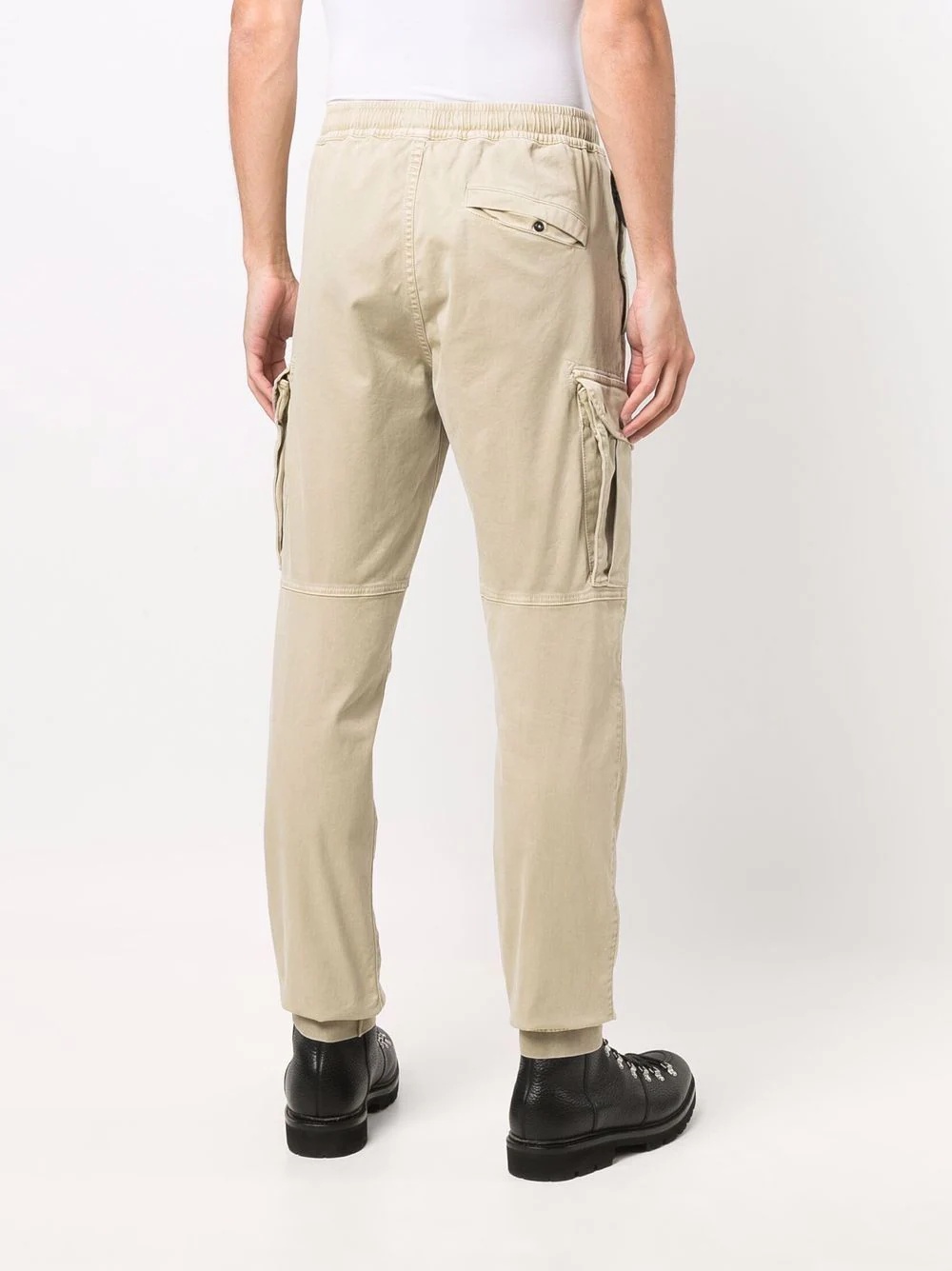 compass badge cargo trousers - 4