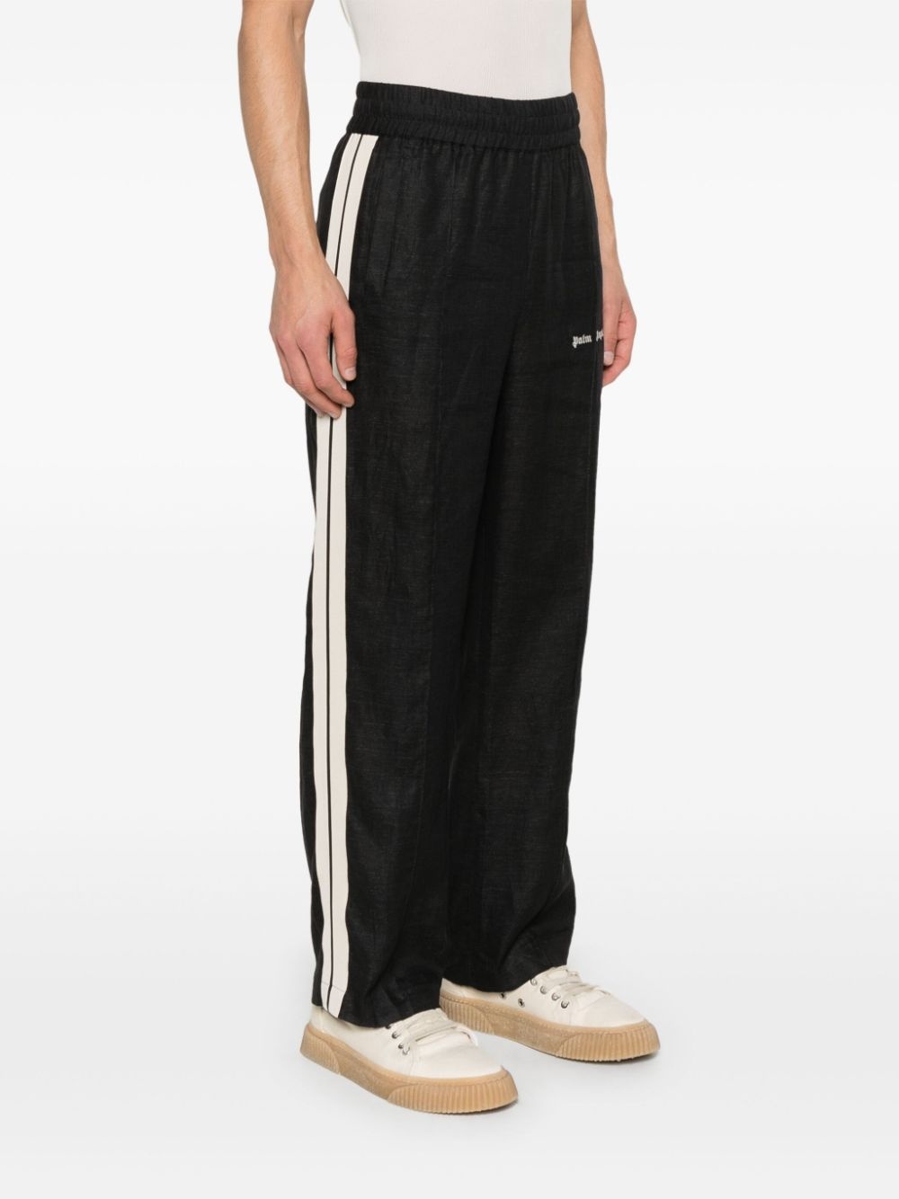 logo-embroidered track pants - 3