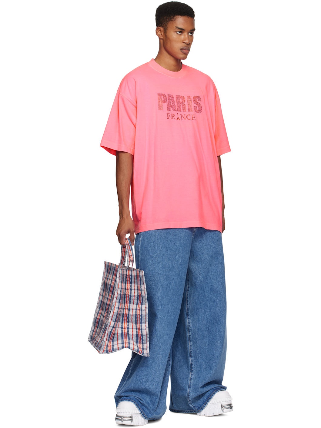 Blue Oversized Baggy Jeans - 4