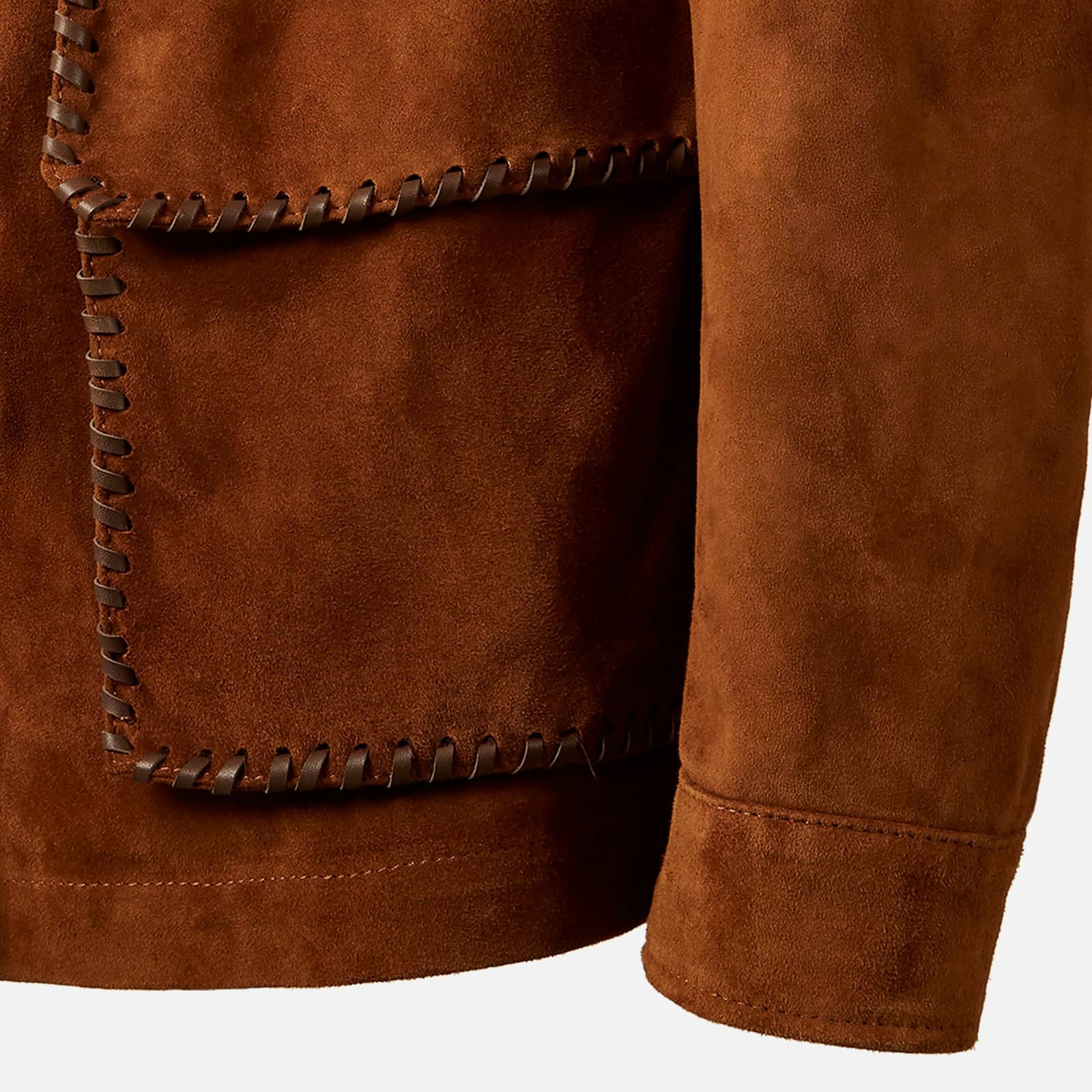 Trucker Jacket in Leather - 4