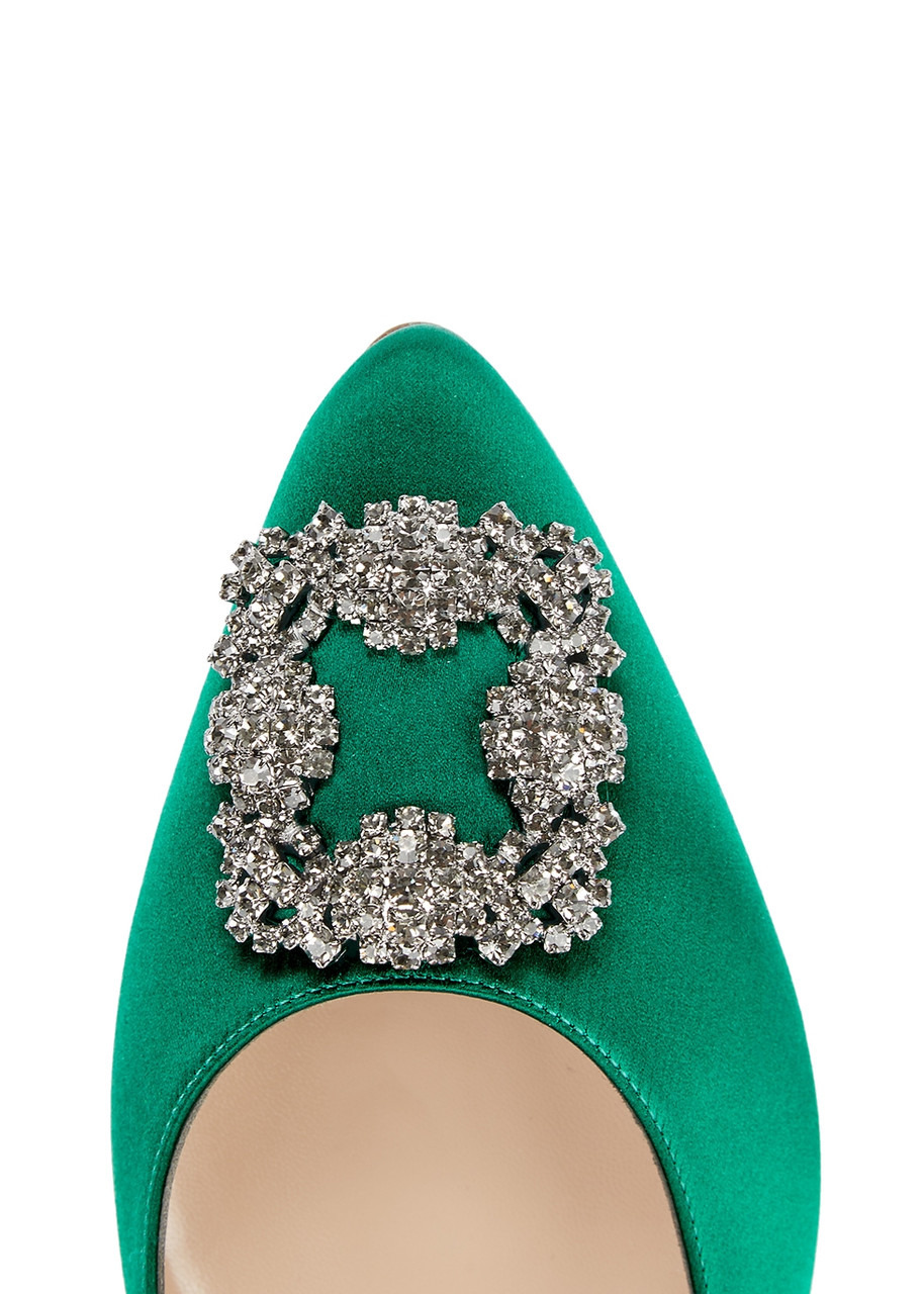 Hangisi 10 silk-satin flats - 4