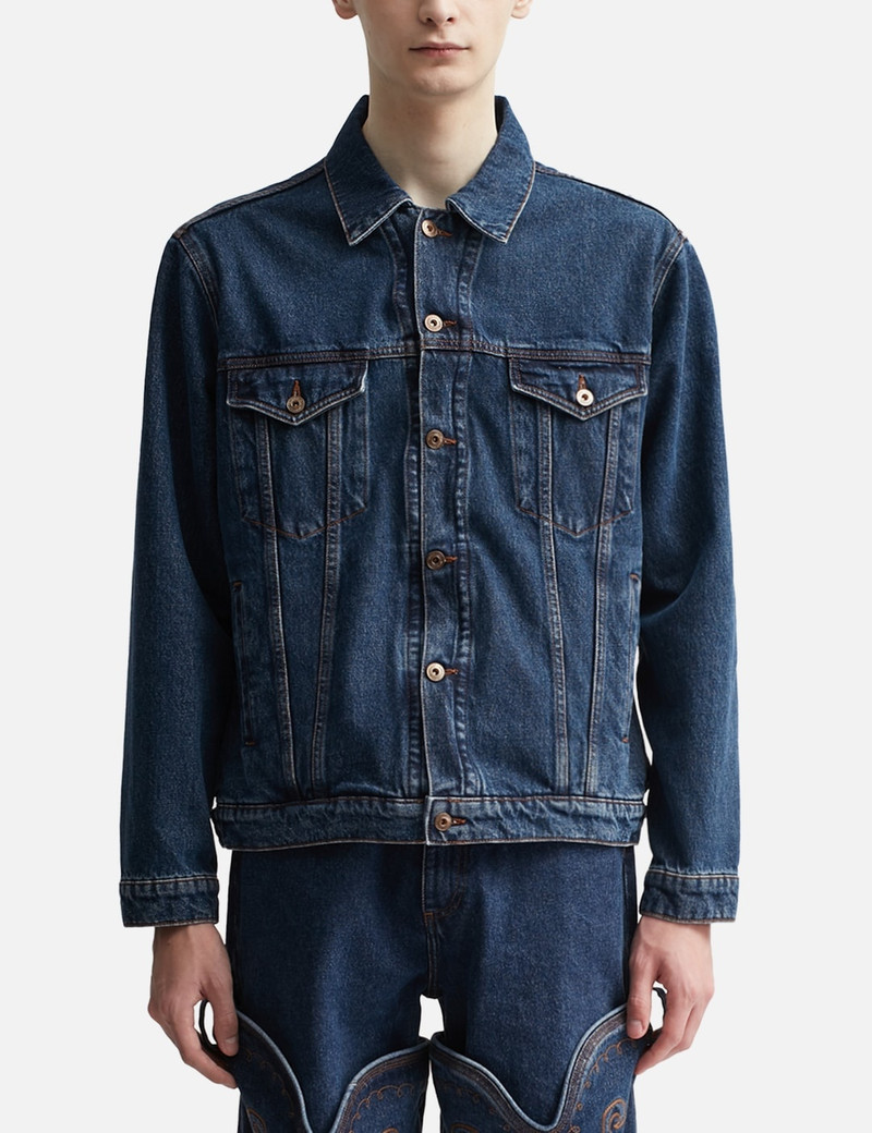 Y/Project Y/Project – Classic Wire Denim Jacket Navy outlook