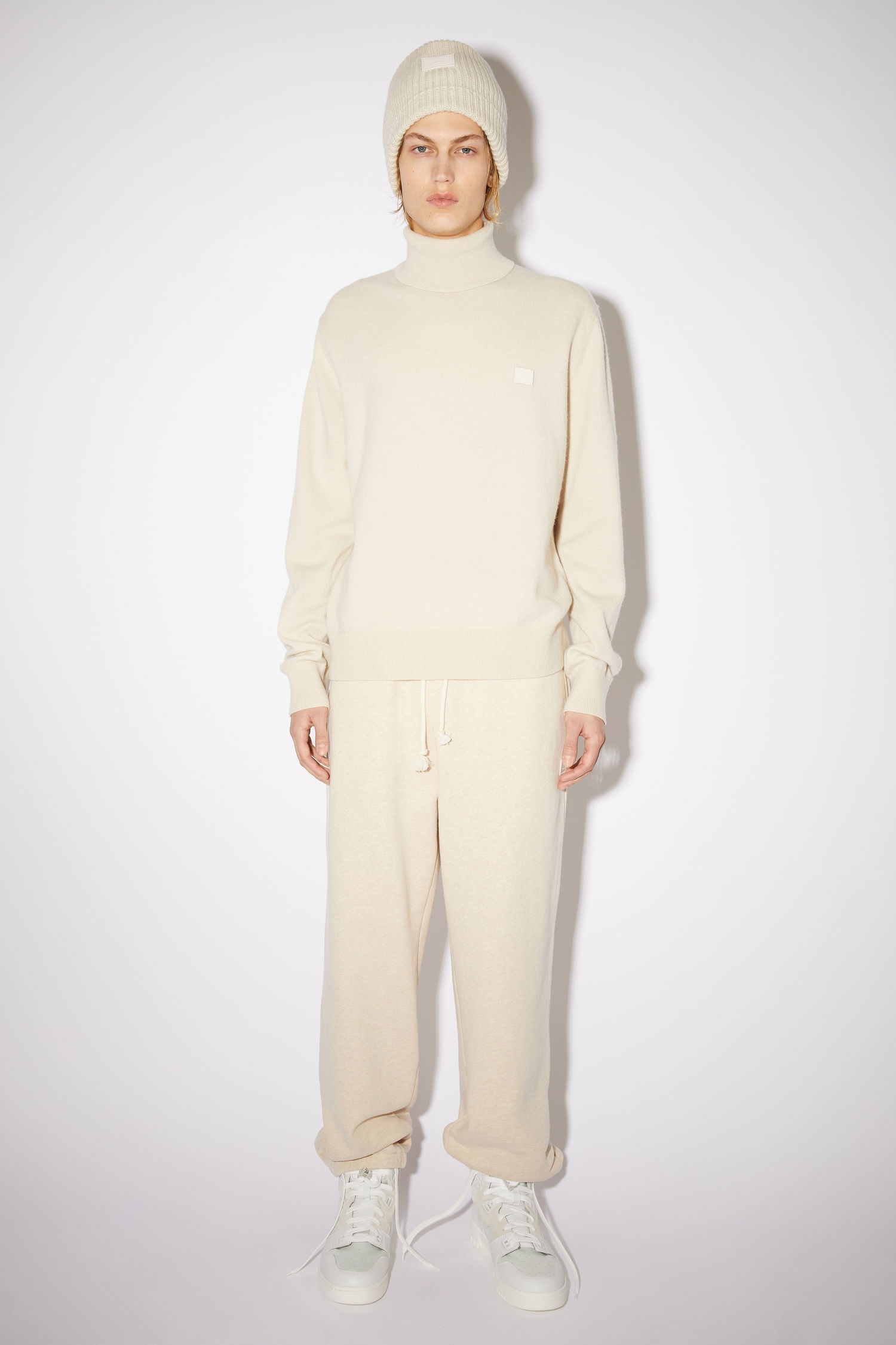 Turtleneck sweater - Cream beige - 2