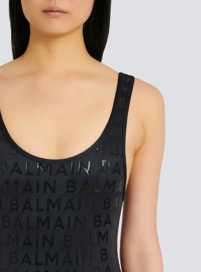 Balmain logo swimsuit 8