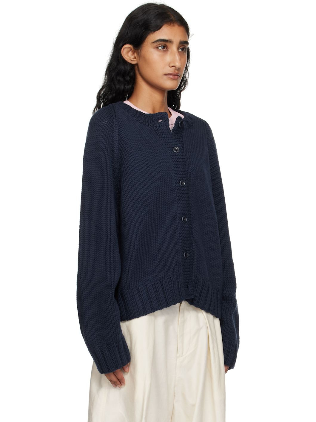 SSENSE Exclusive Navy Atomic Cardigan - 2