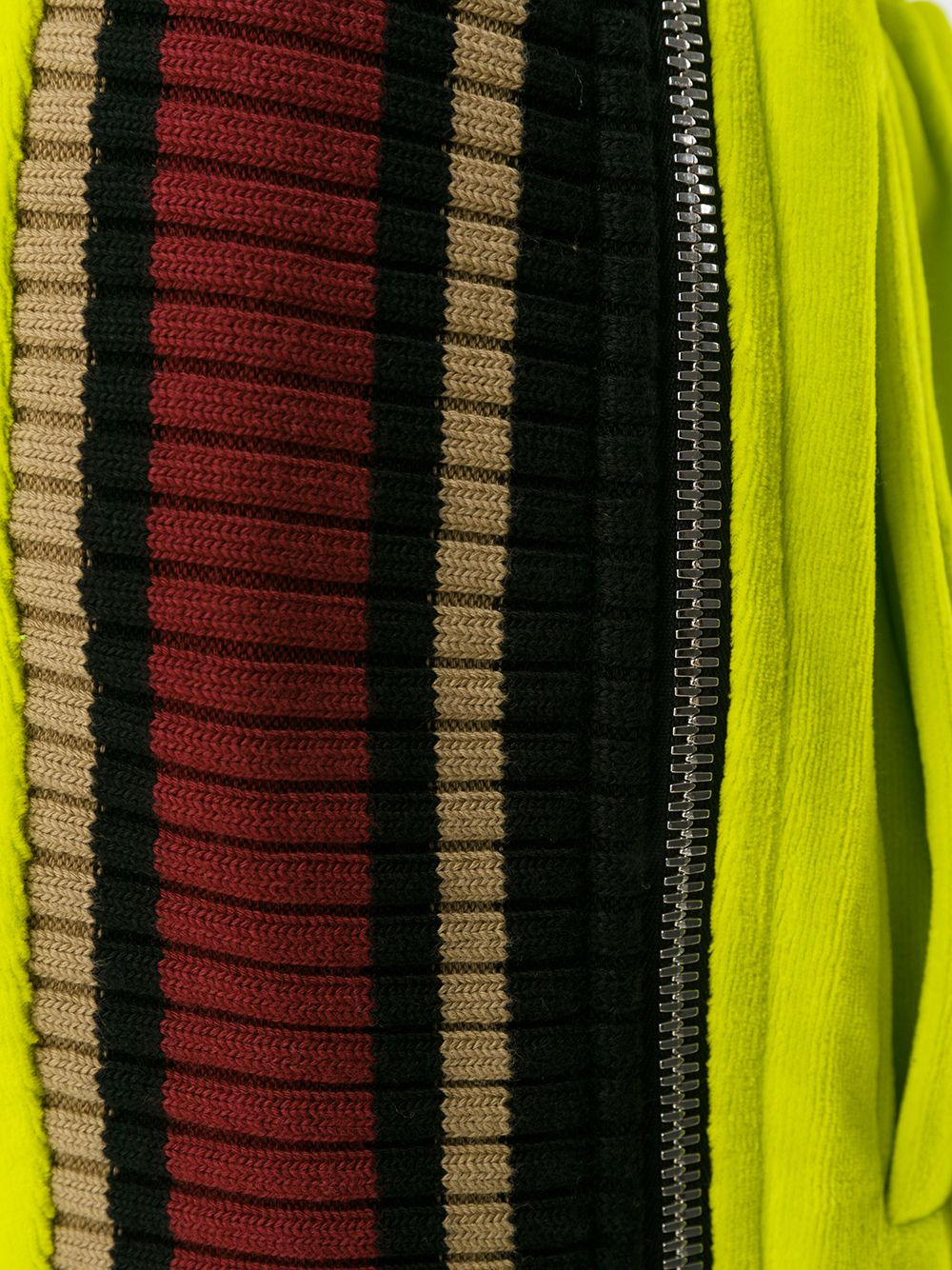 side stripe track pants - 5