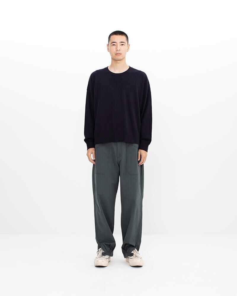 CAMPUS SWEAT L/S (C/WS) NAVY - 3