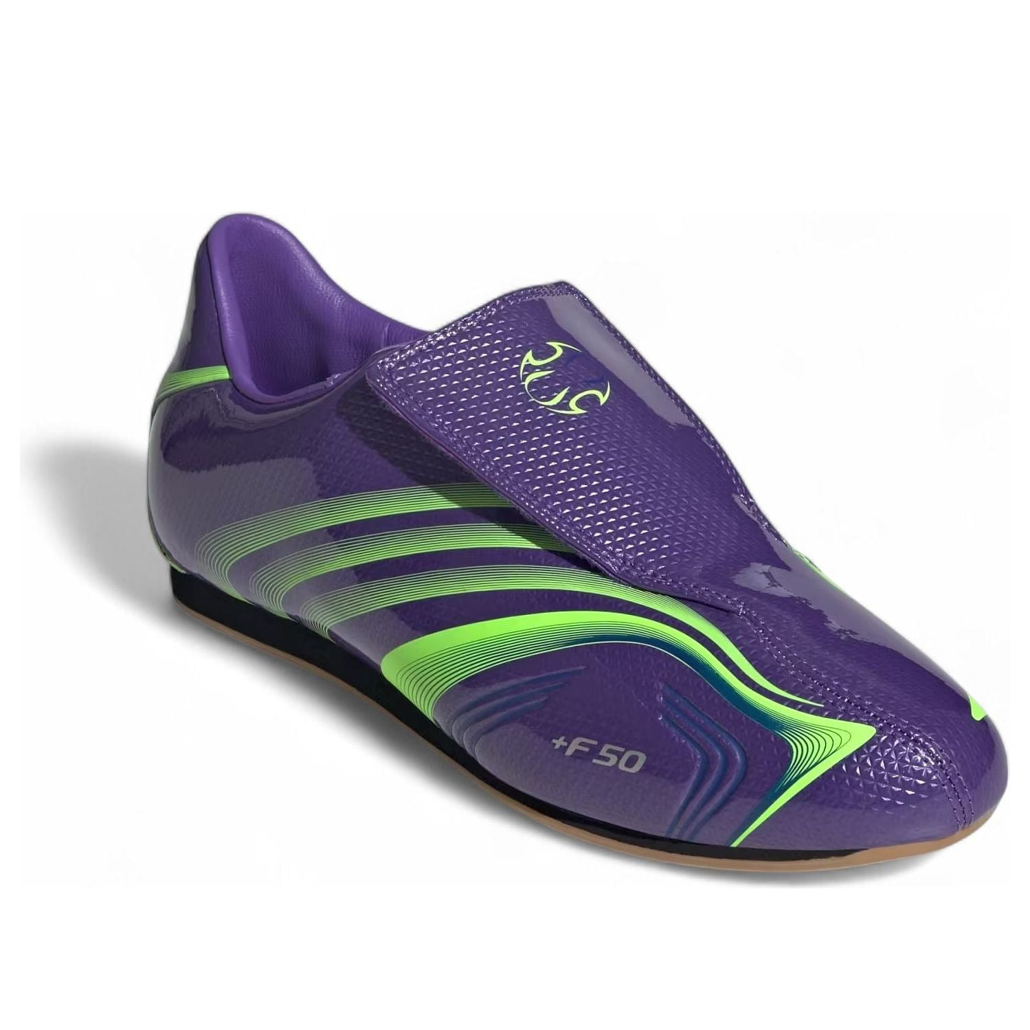 (WMNS) adidas Taekwondo F50 'Purple Rush Lucid Lemon' JR6025 - 3