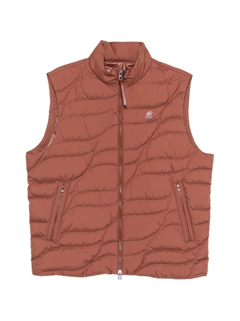 quilted zip gilet 1
