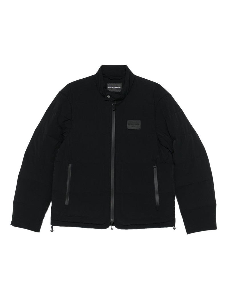 logo-patch jacket 1