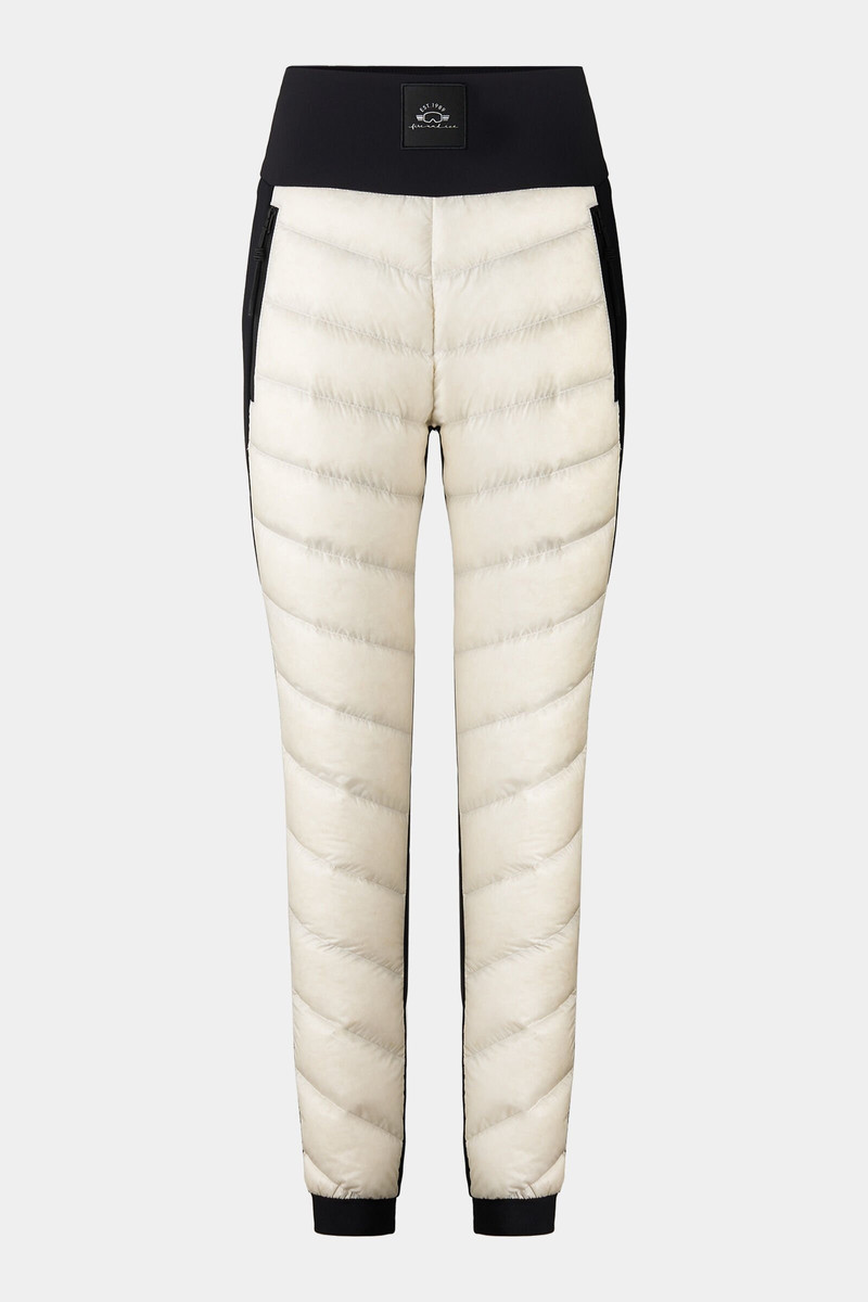 Cora quilted pants in Off-white/Black 1