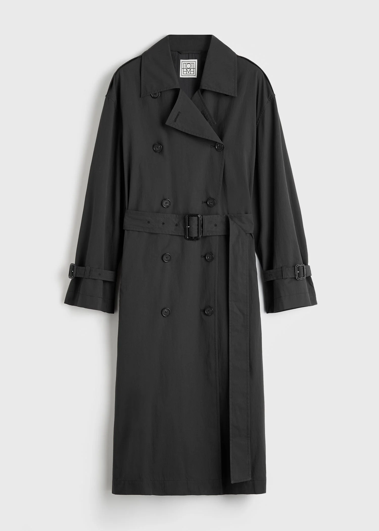 Crisp summer trench washed black - 1