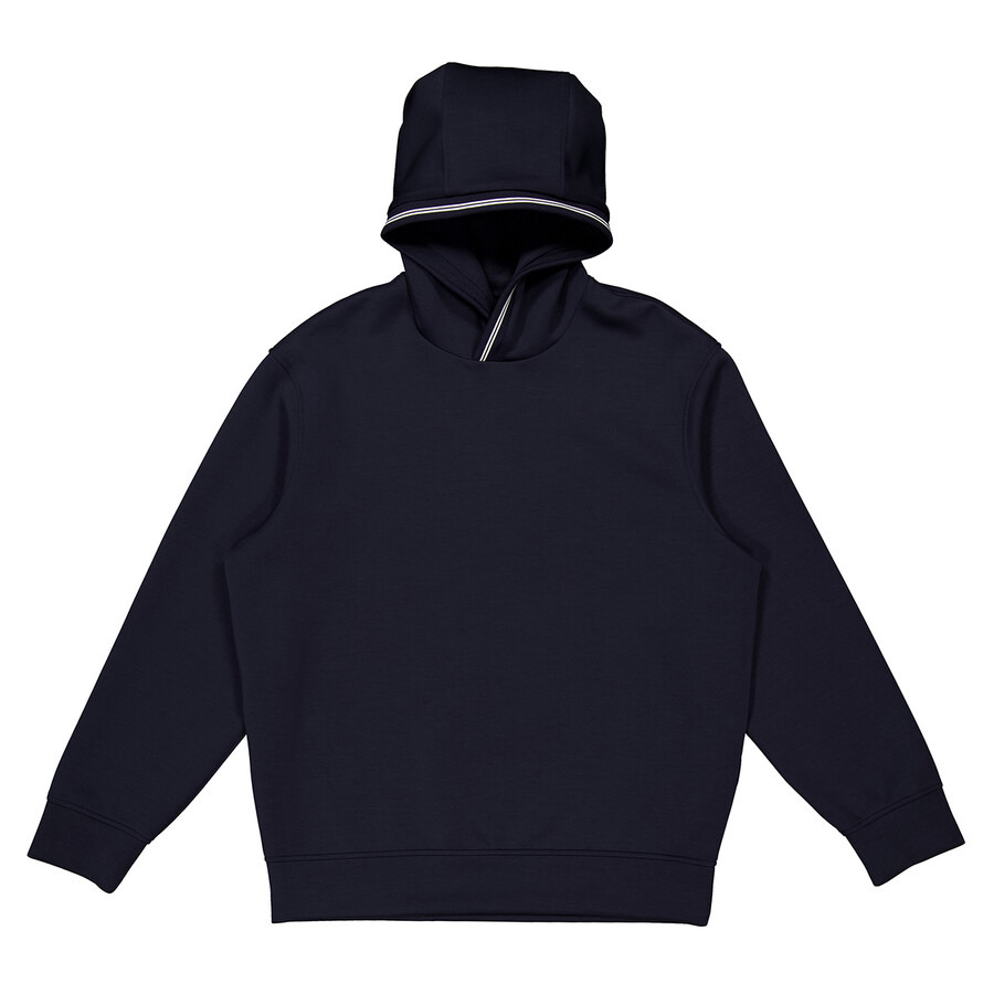 Emporio Armani Logo Rib-Knit Trim Hoodie - 2