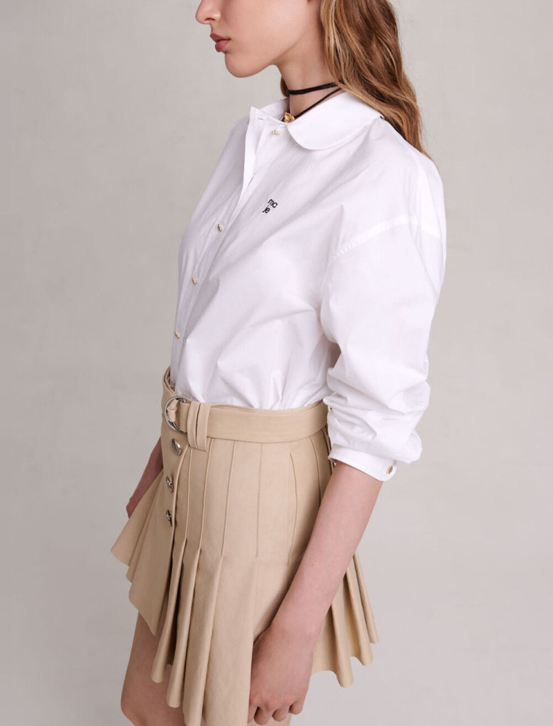 Pleated mini-skirt 7