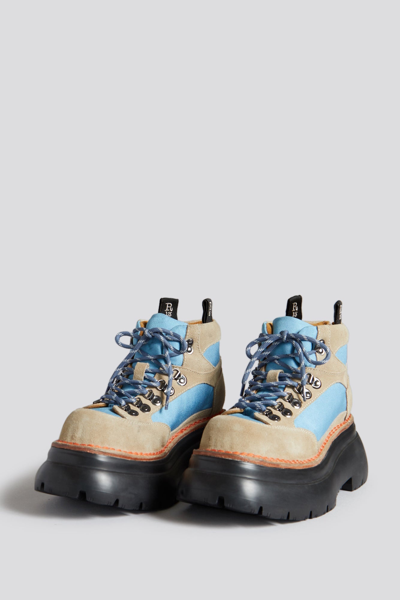 BULKY TRAILBLAZER BOOT - STONE AND BLUE - R13 - 4