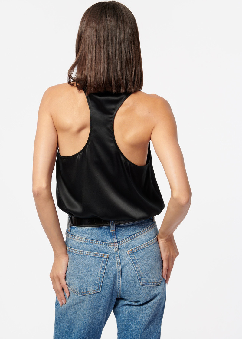 JANE SILK CAMI BLACK 3