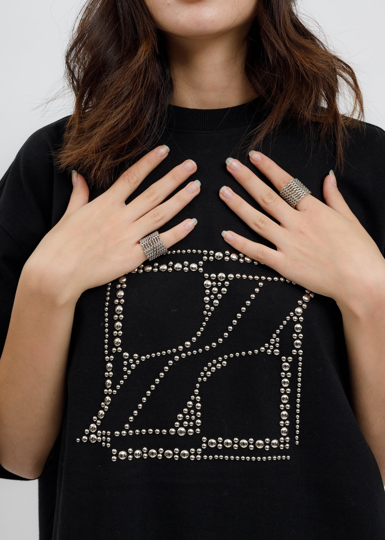Silver Chain Ring (Single) - 2
