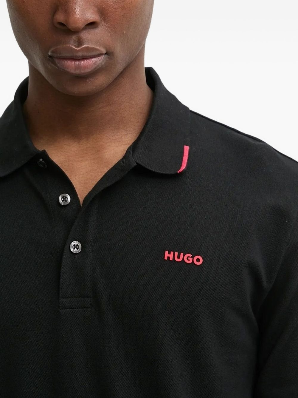 Derriko long-sleeve polo shirt - 3