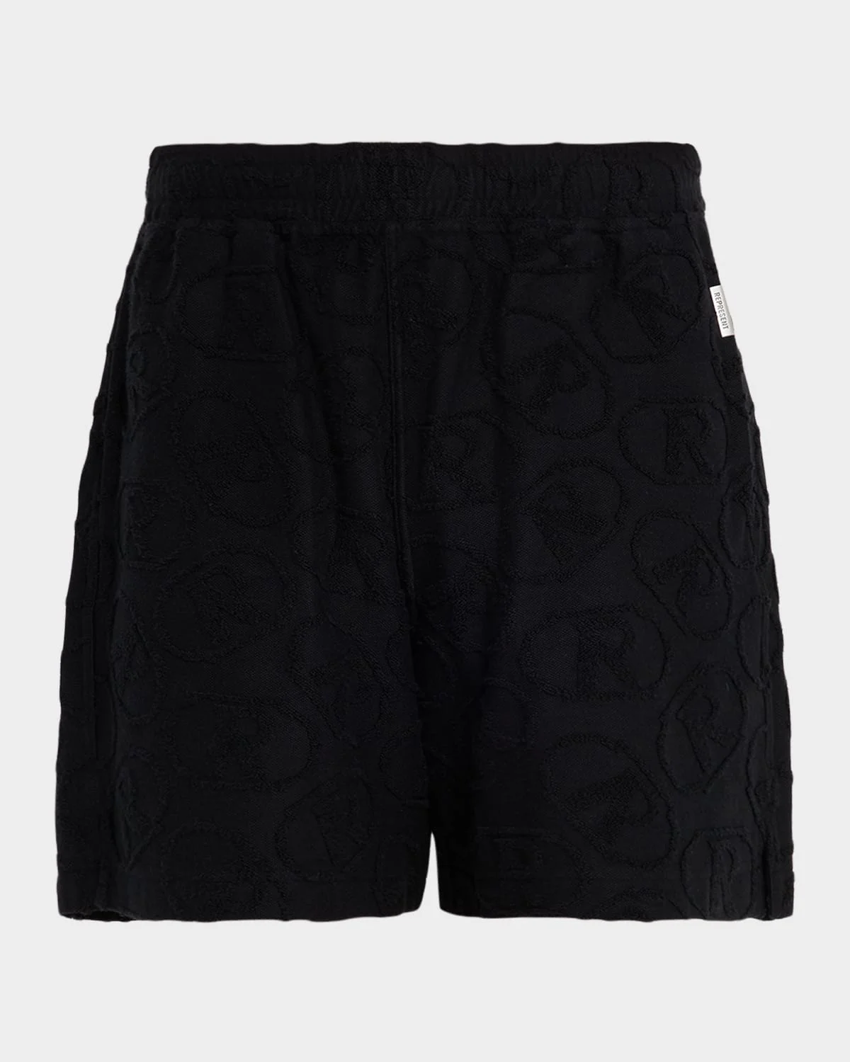 Men's Towelling R Logo Pull-On Shorts - 1