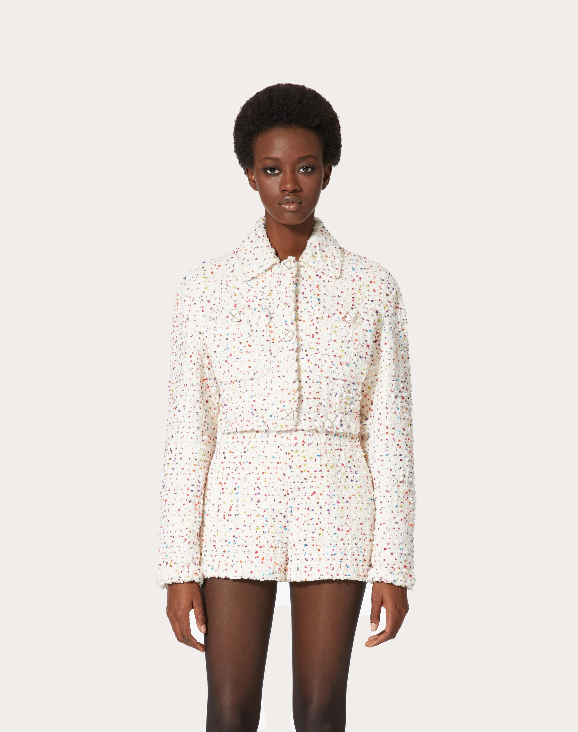 TWEED POIS JACKET - 3