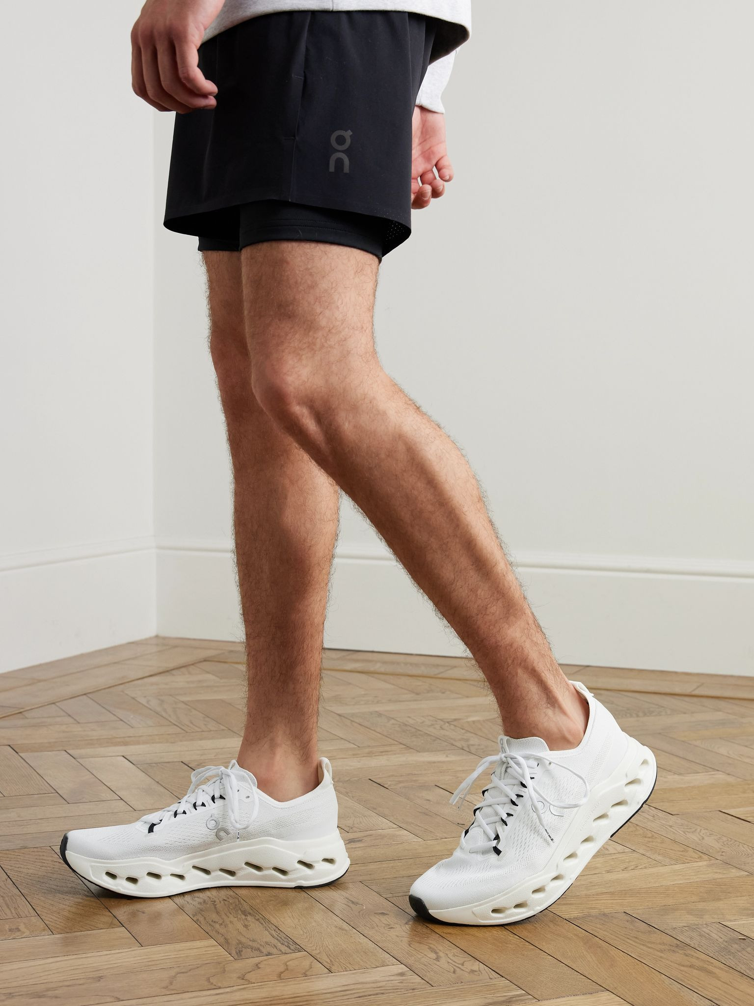 Cloudsurfer Max Rubber-Trimmed Mesh Sneakers White - 2