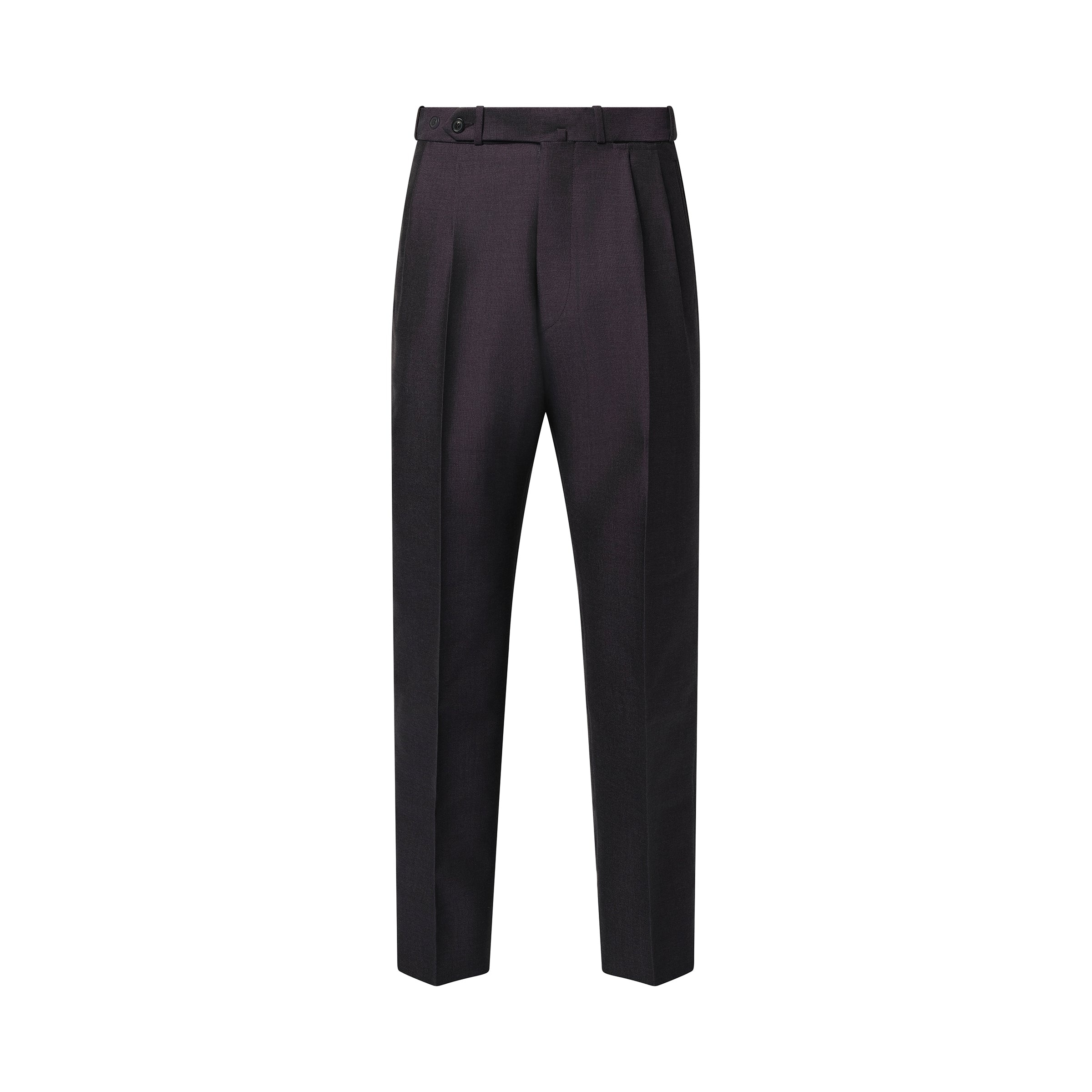 British Mohair Suit Pants in Charcoal - 5