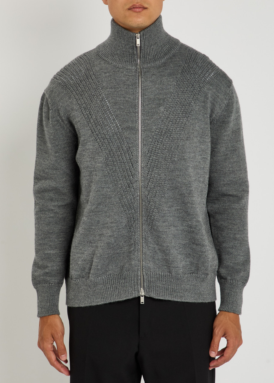 Jil Sander Melange Wool Cardigan - 2