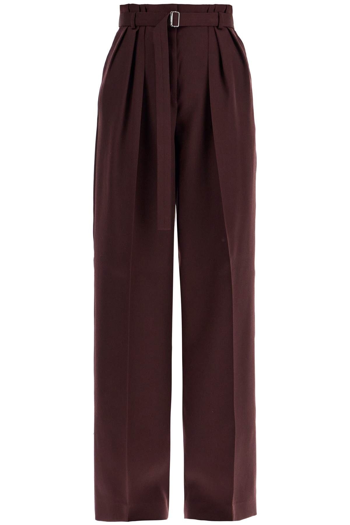 WIDE-LEG PANTS WITH BELT - 1