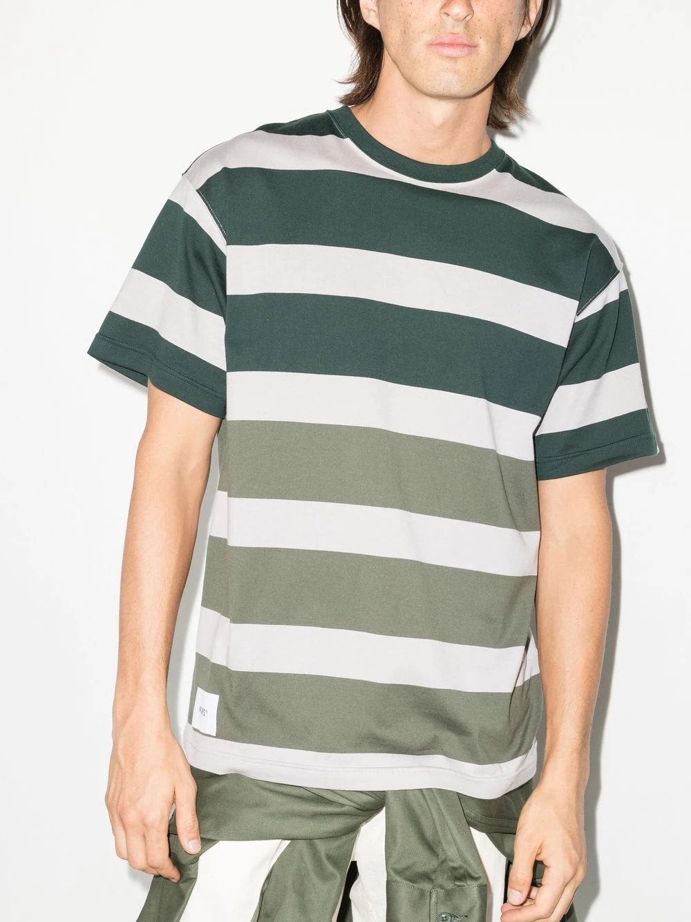 striped short-sleeve T-shirt - 2