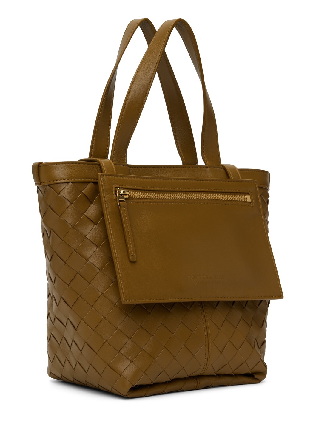 Brown Small Flip Flap Tote - 2