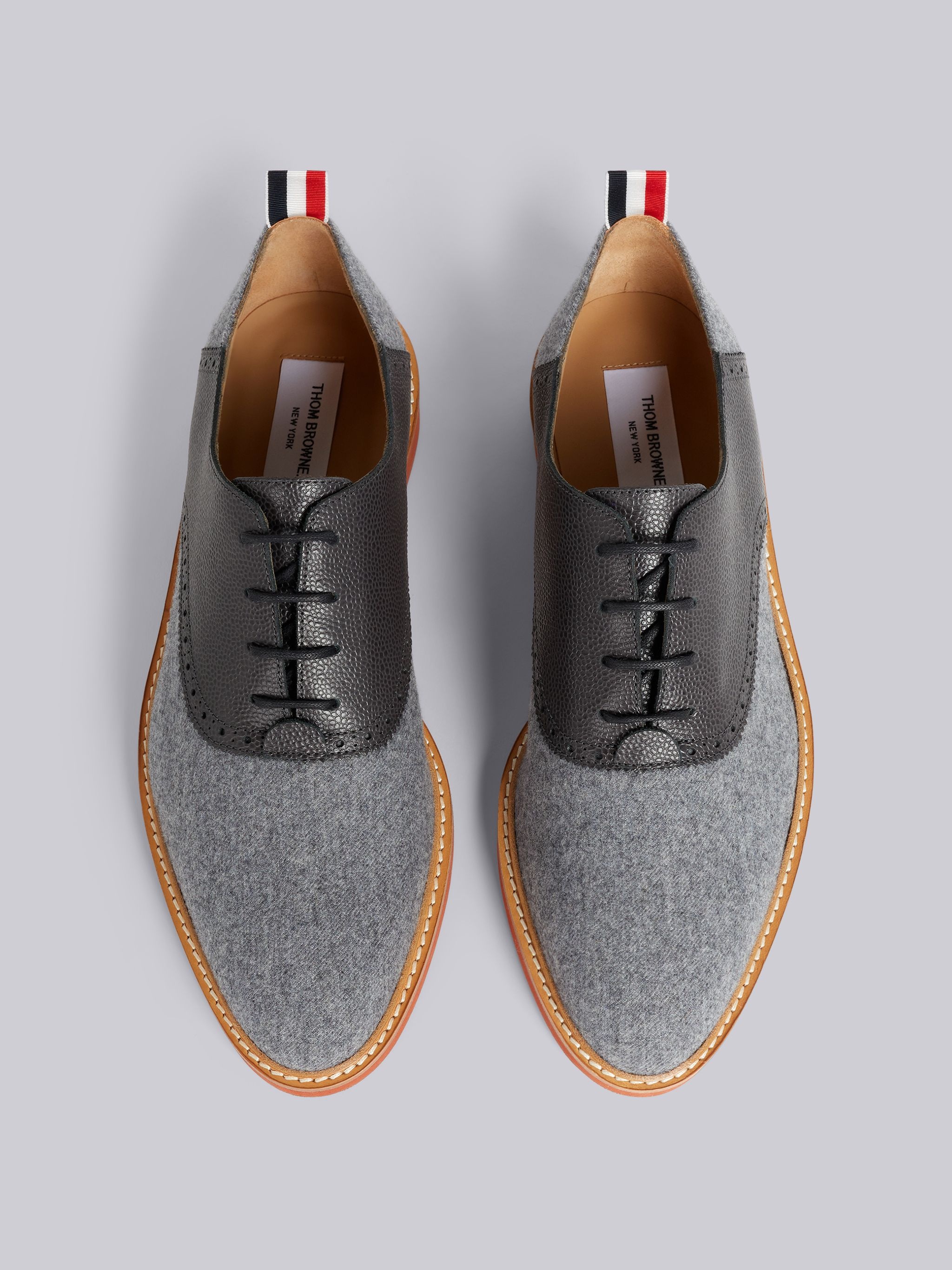 panelled Derby shoes - 4