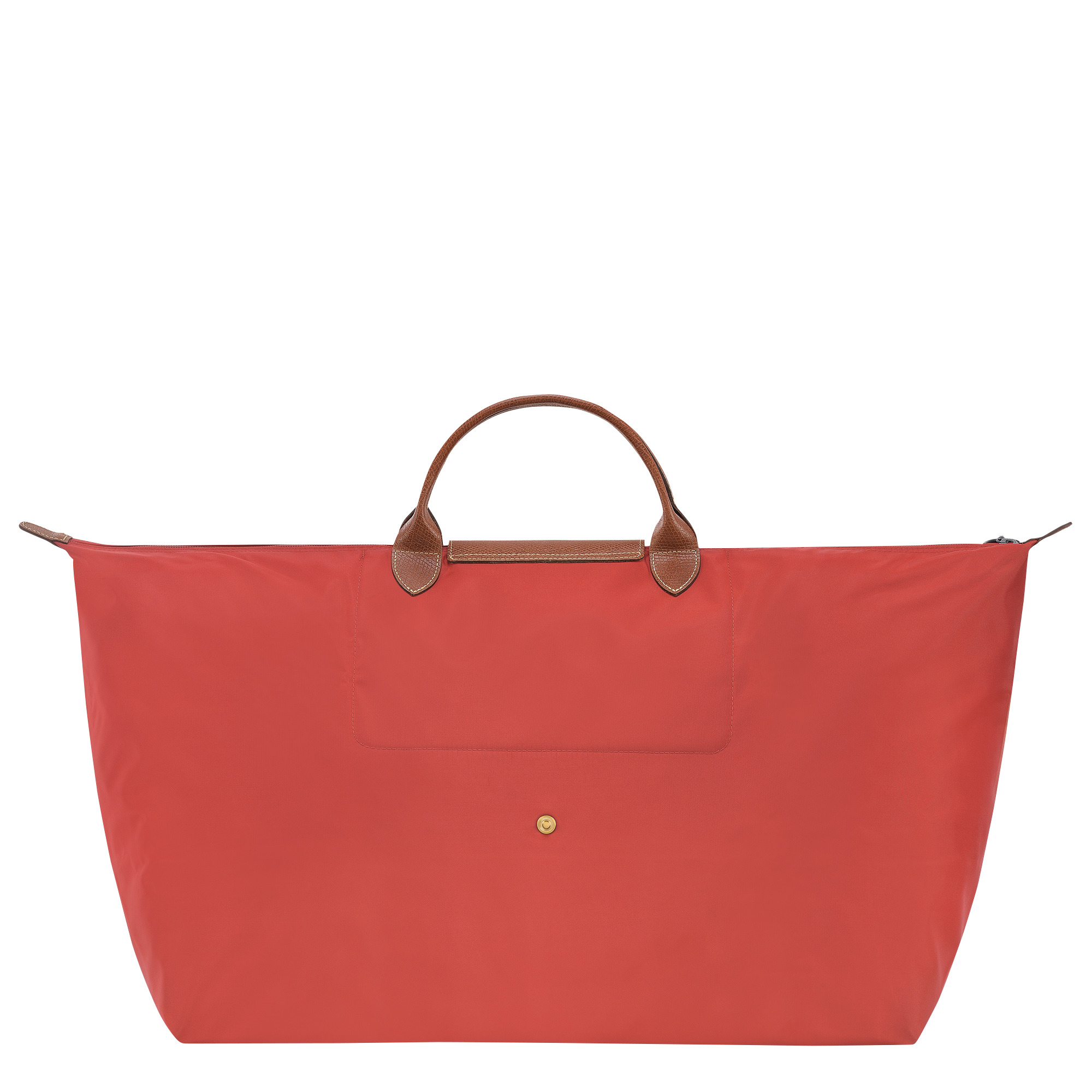 Le Pliage Original M Travel bag Tomato - Recycled canvas - 3
