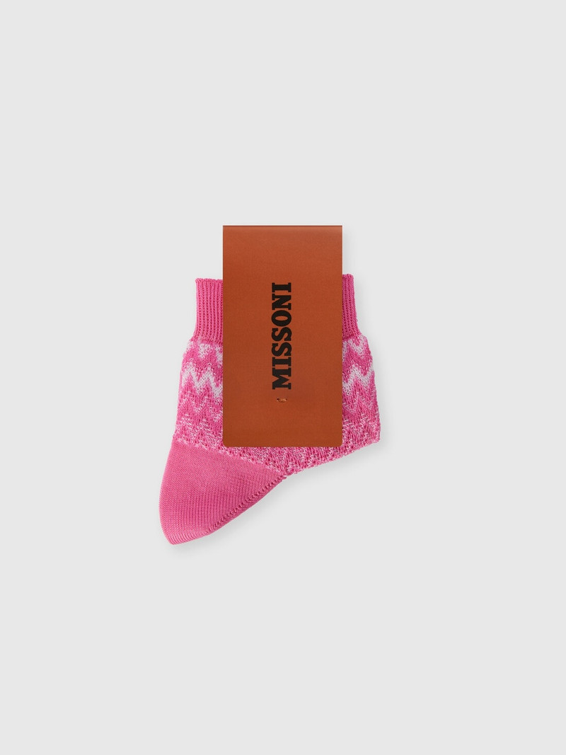 Missoni Short socks cotton blend zig zag outlook