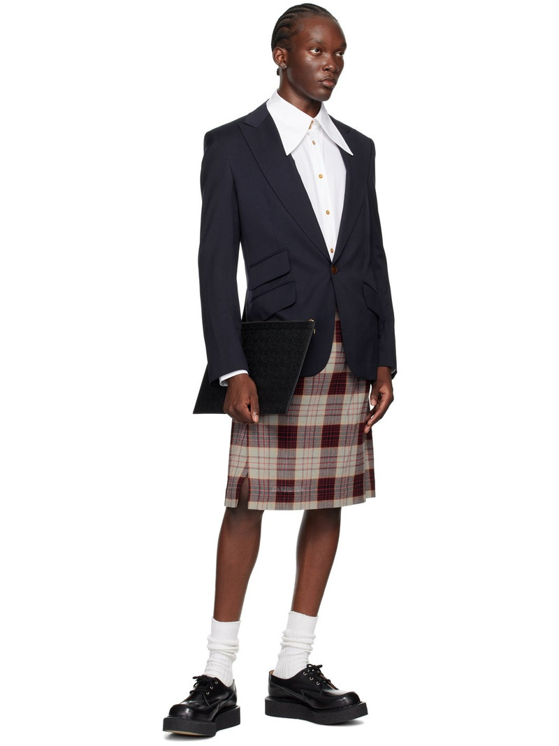 Vivienne Westwood Navy One Button Blazer outlook