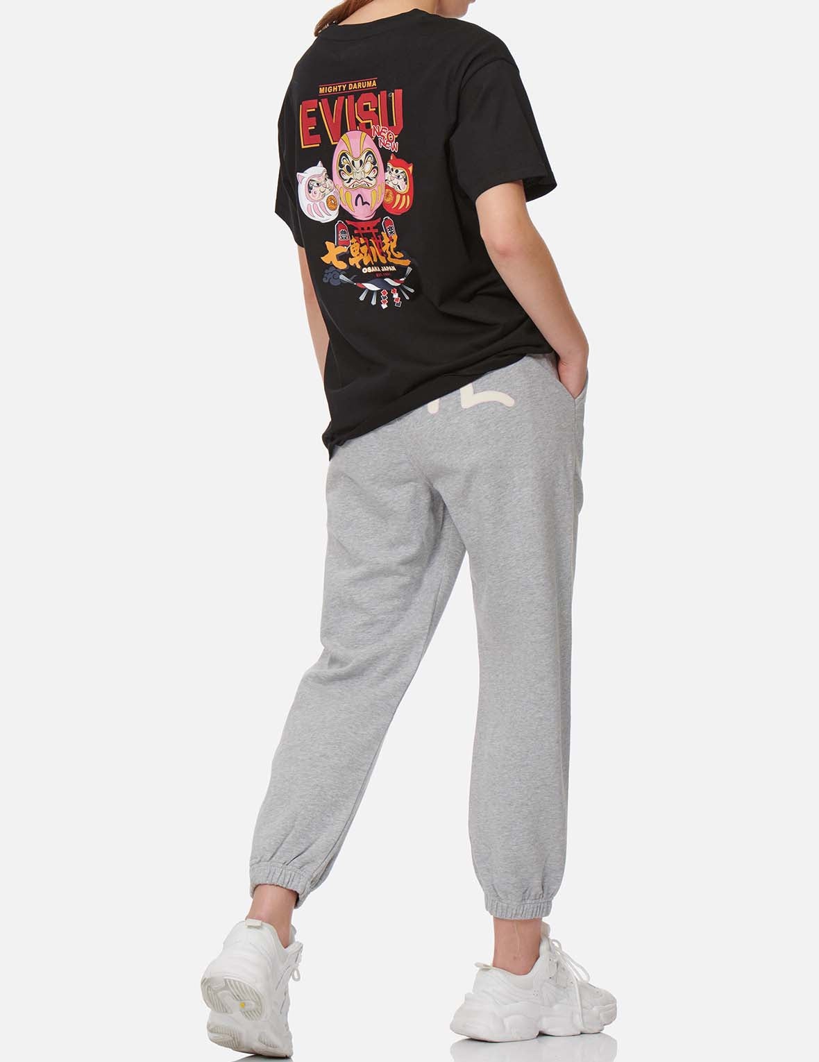 Seagull Print High-Waist Sweatpants - 5