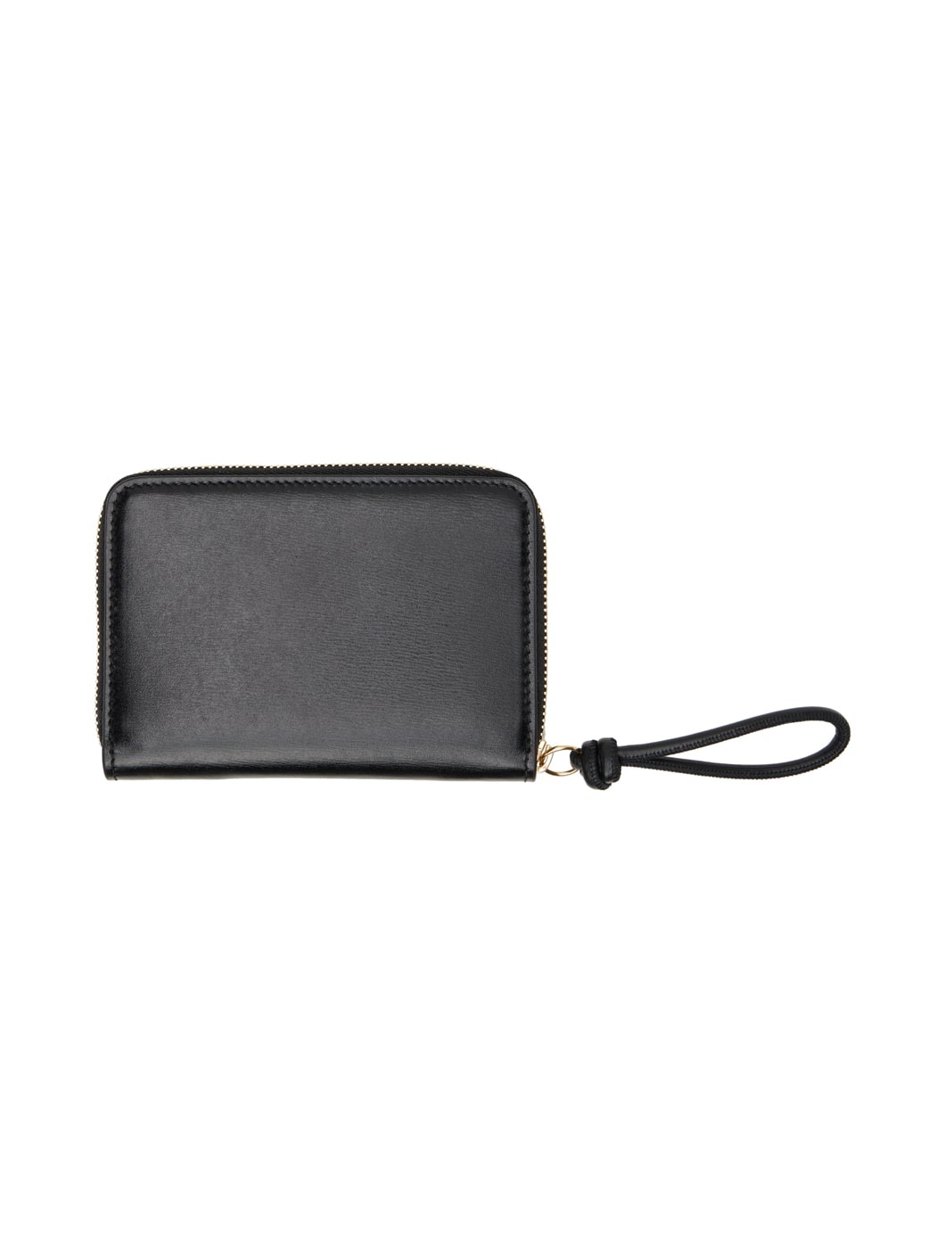 Black Pocket Zip Around Wallet - 2