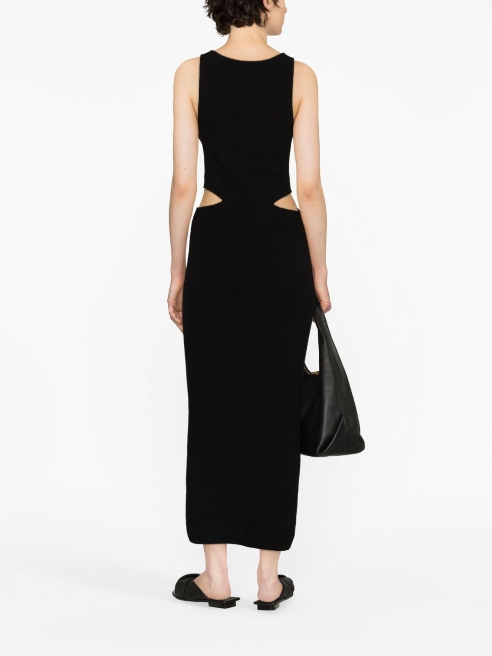 cut-out terrycloth dress - 4
