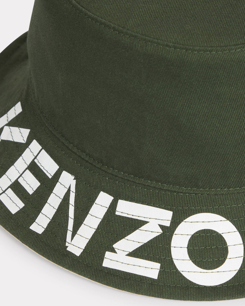 'KENZOGRAPHY' reversible cotton hat 3