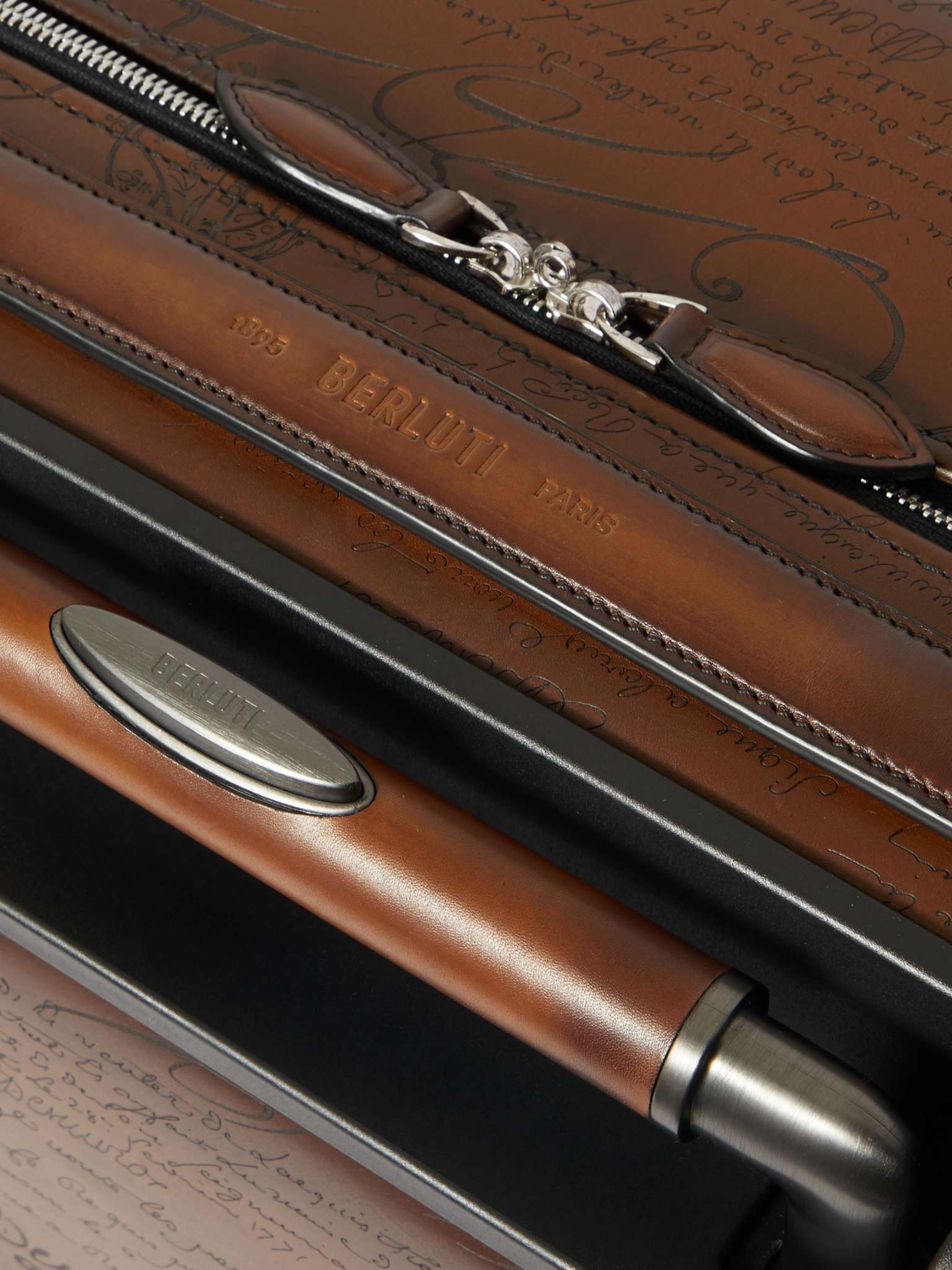Formula 1005 Scritto Venezia Leather Suitcase - 5