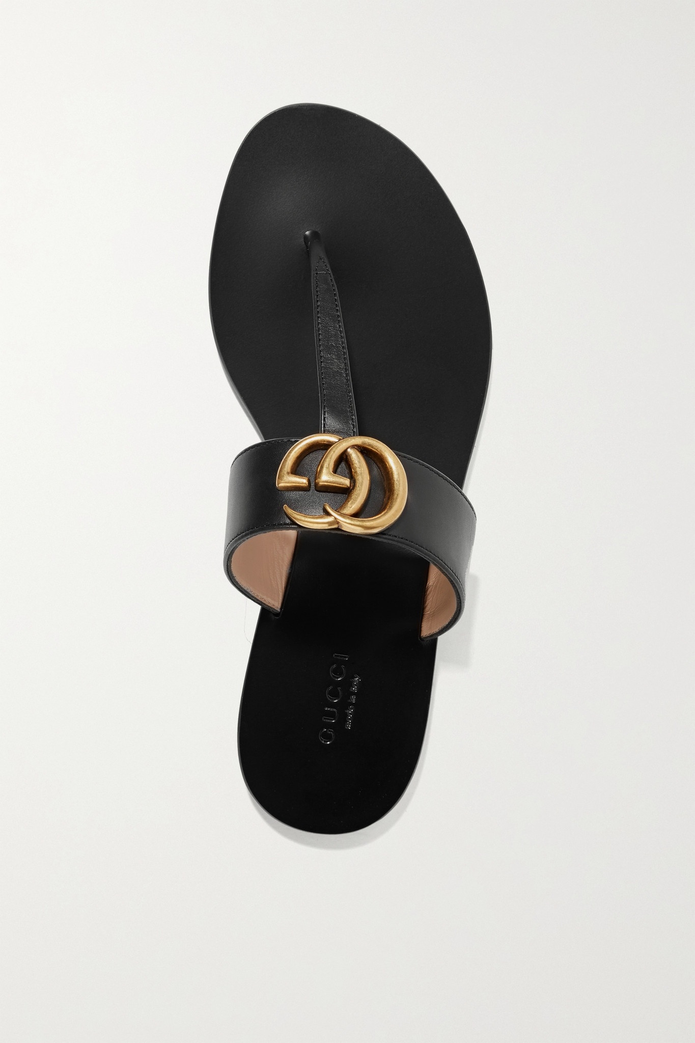 Marmont logo-embellished leather sandals - 5