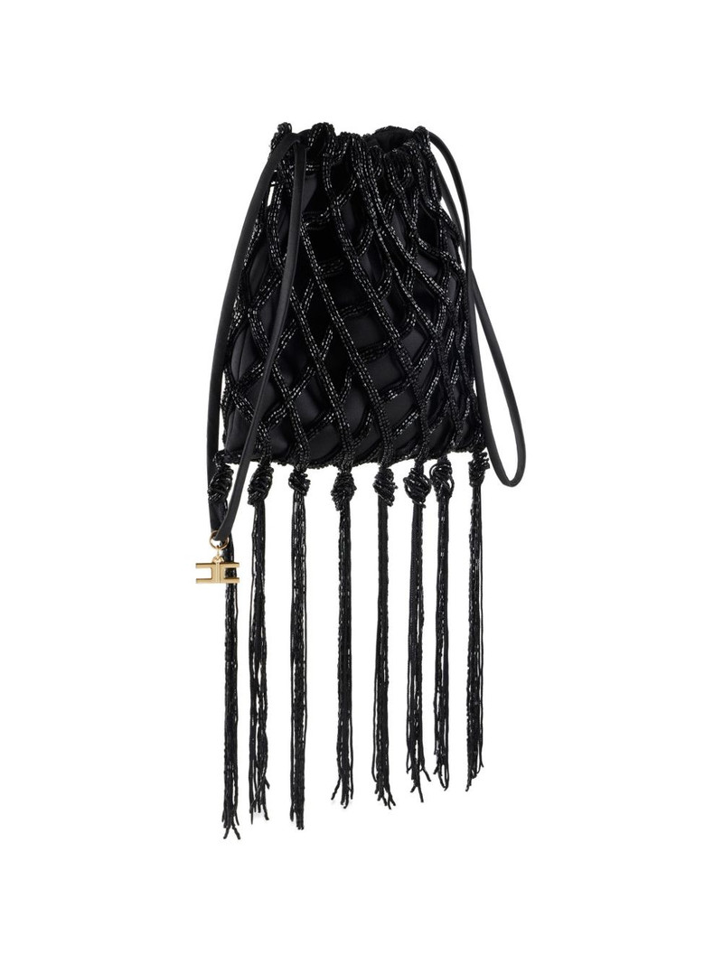 bead-embellished fringed bucket bag 3
