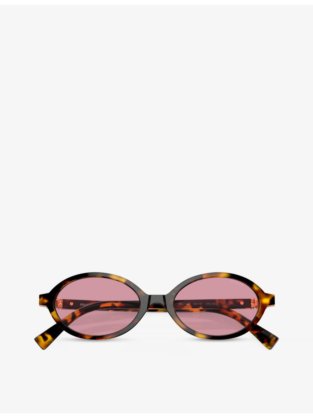 MU 04ZS oval-frame acetate sunglasses - 5