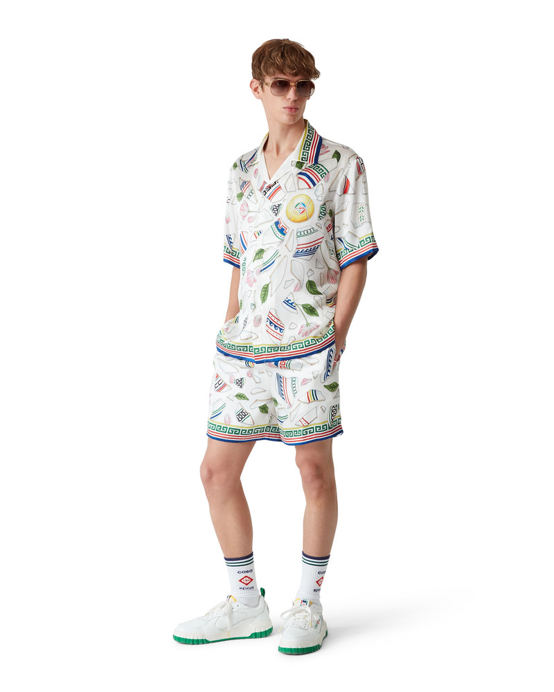 CASABLANCA Le Vase Brise Silk Shirt | Casablanca Paris outlook