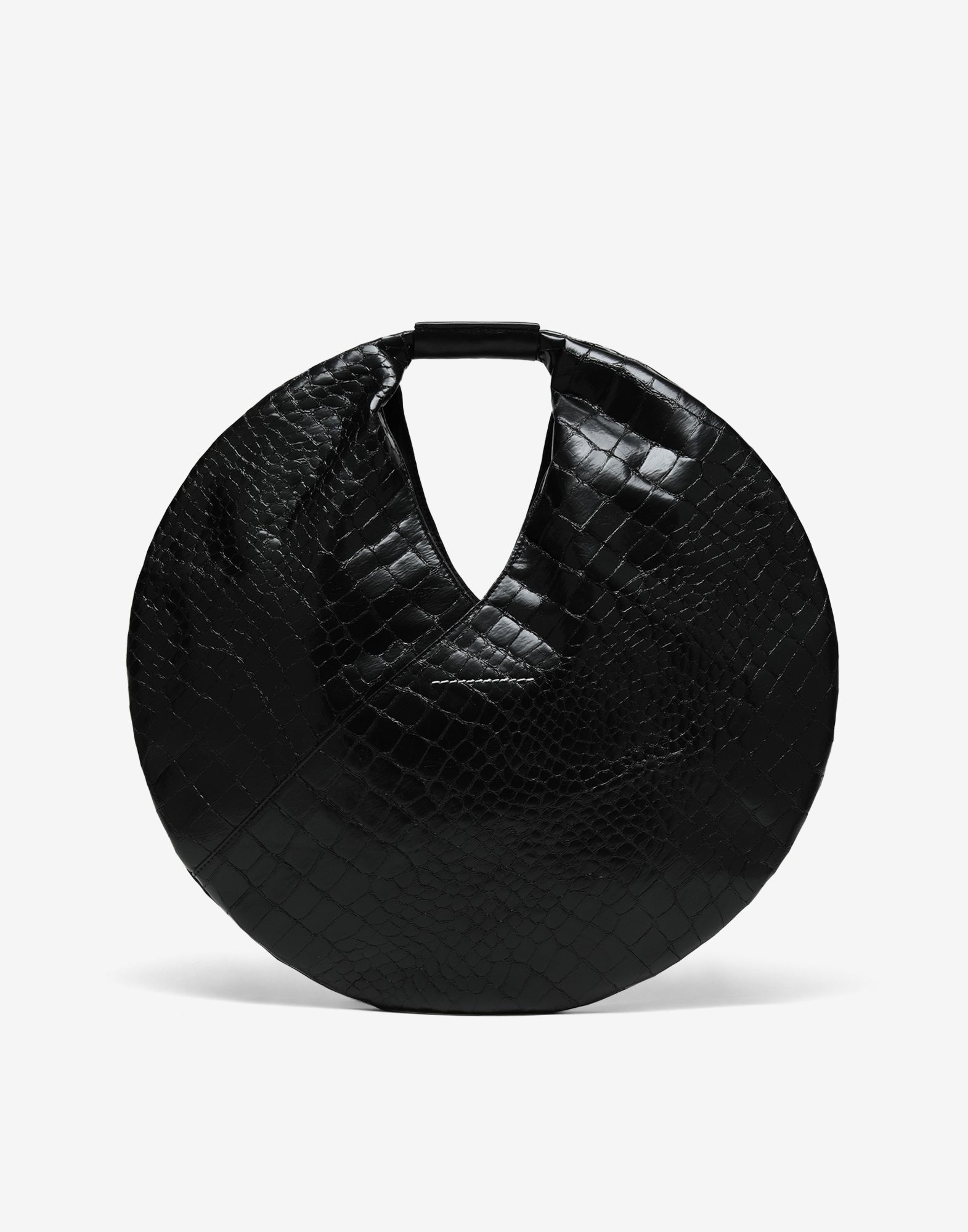 Circle Japanese medium croc-effect bag - 3